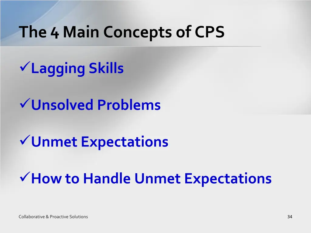 the 4 main concepts of cps 3