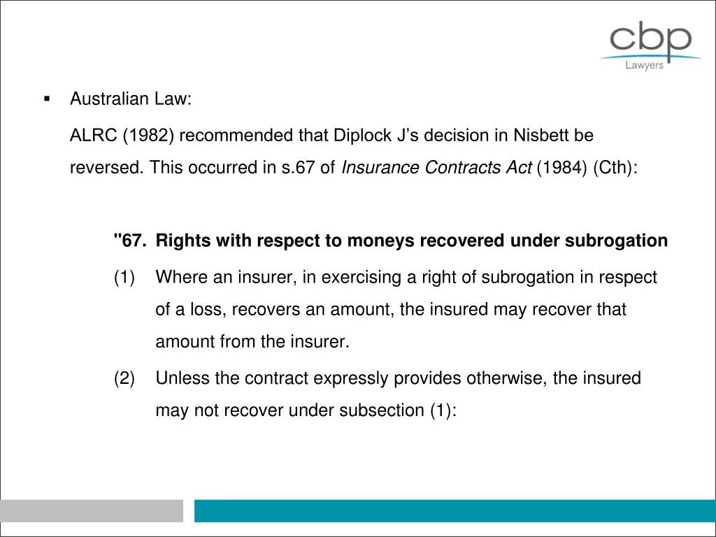 australian law