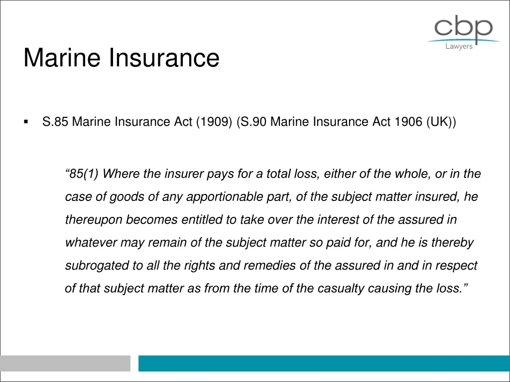 marine insurance