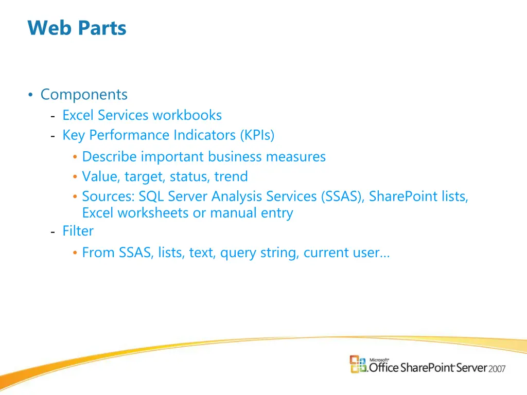 web parts