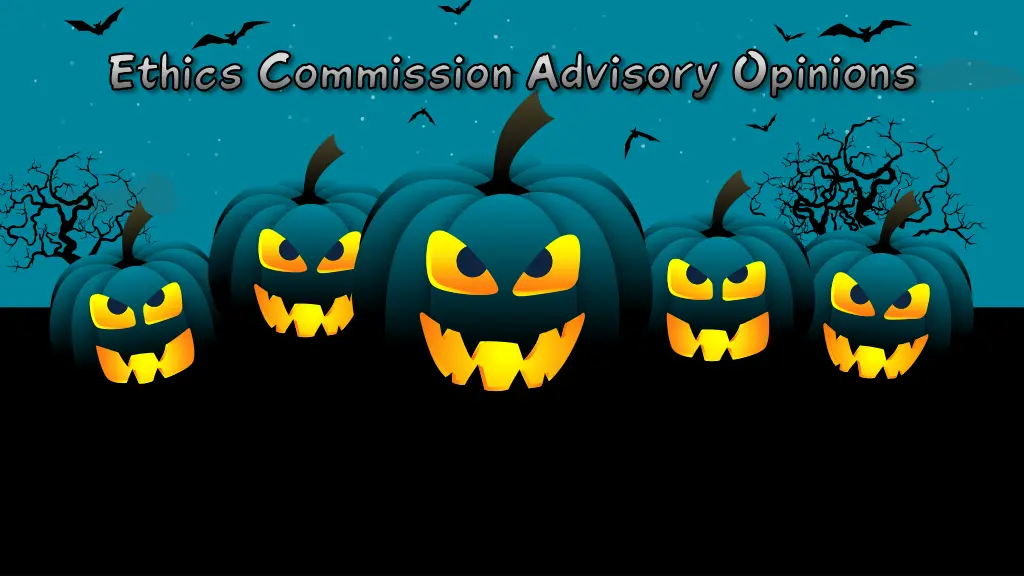 ethics commission advisory opinions