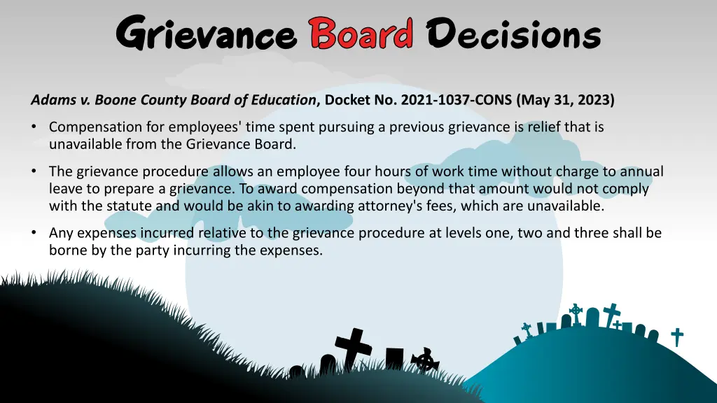 grievance board decisions 4