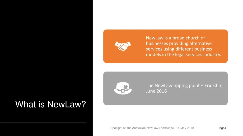 newlaw is a broad church of businesses providing