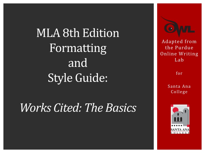 mla 8th edition formatting and style guide