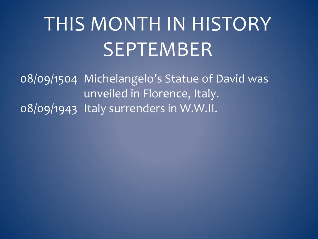 this month in history september 10