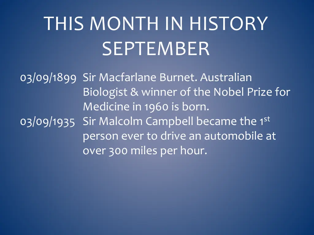 this month in history september 3