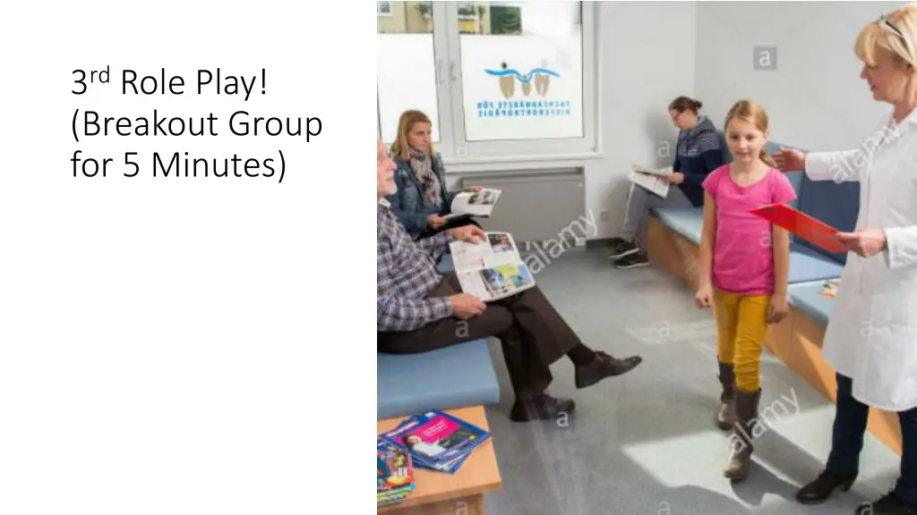 3 rd role play breakout group for 5 minutes 1