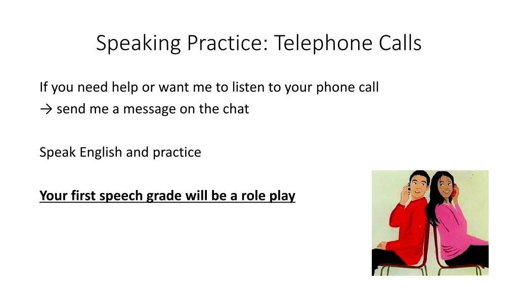 speaking practice telephone calls 1