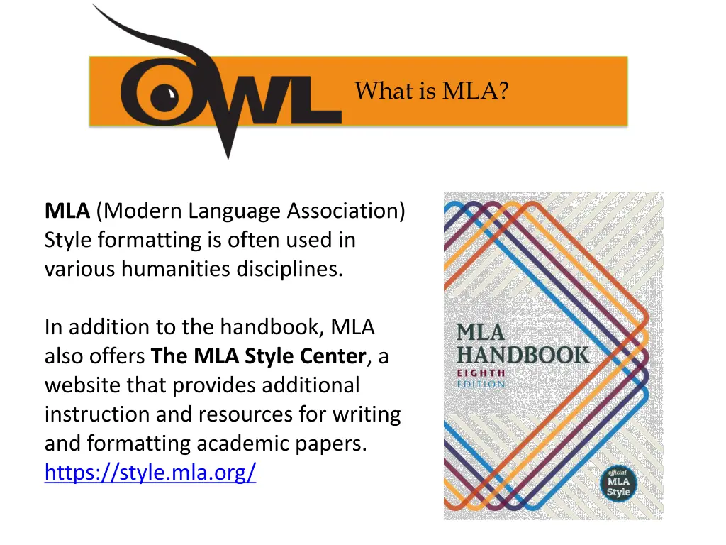 what is mla