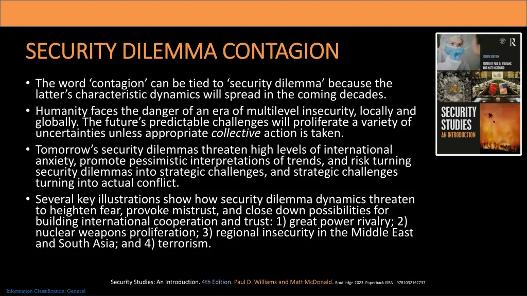 security dilemma contagion security dilemma