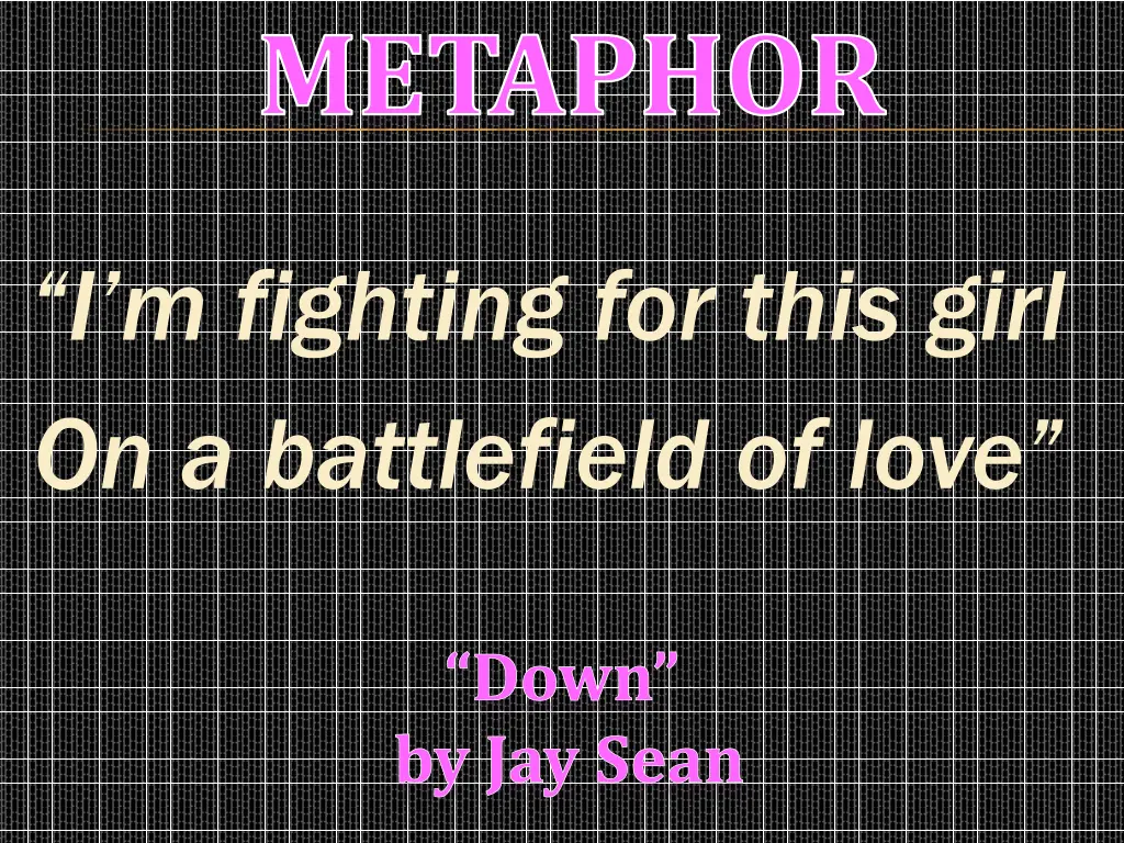 metaphor 3