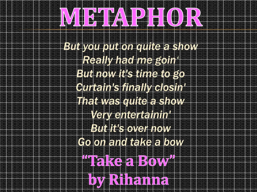 metaphor 5