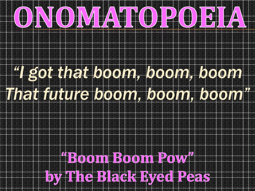 onomatopoeia 1