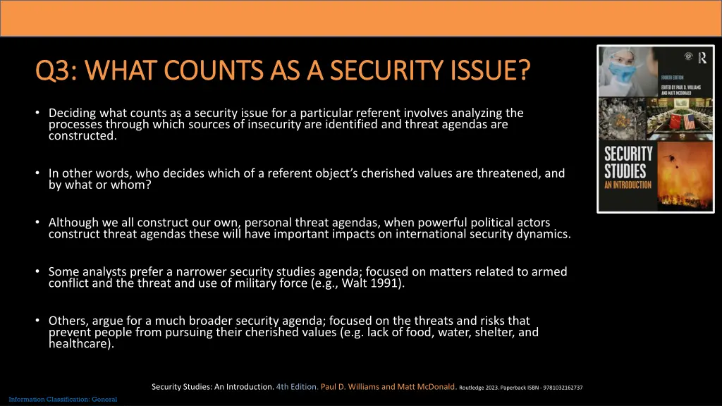 q3 what counts as a security issue q3 what counts