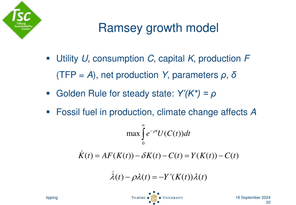 ramsey growth model