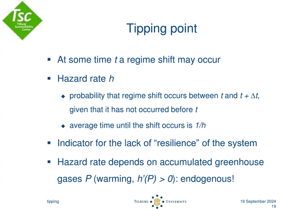 tipping point