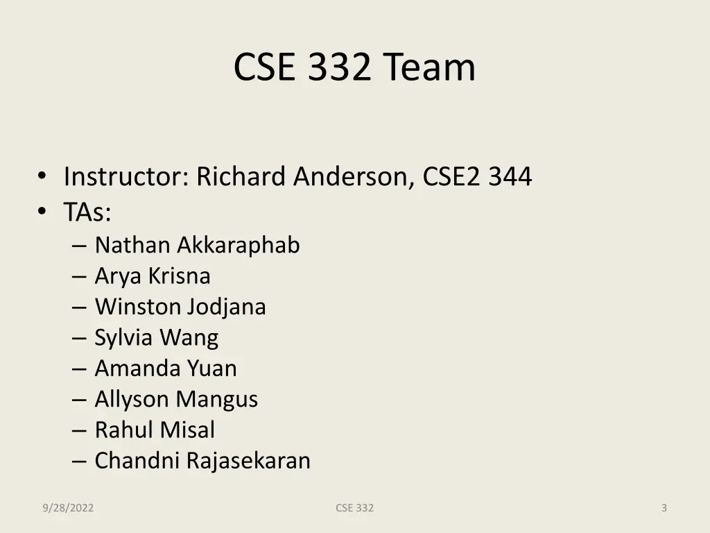 cse 332 team