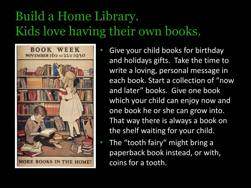 build a home library kids love having their