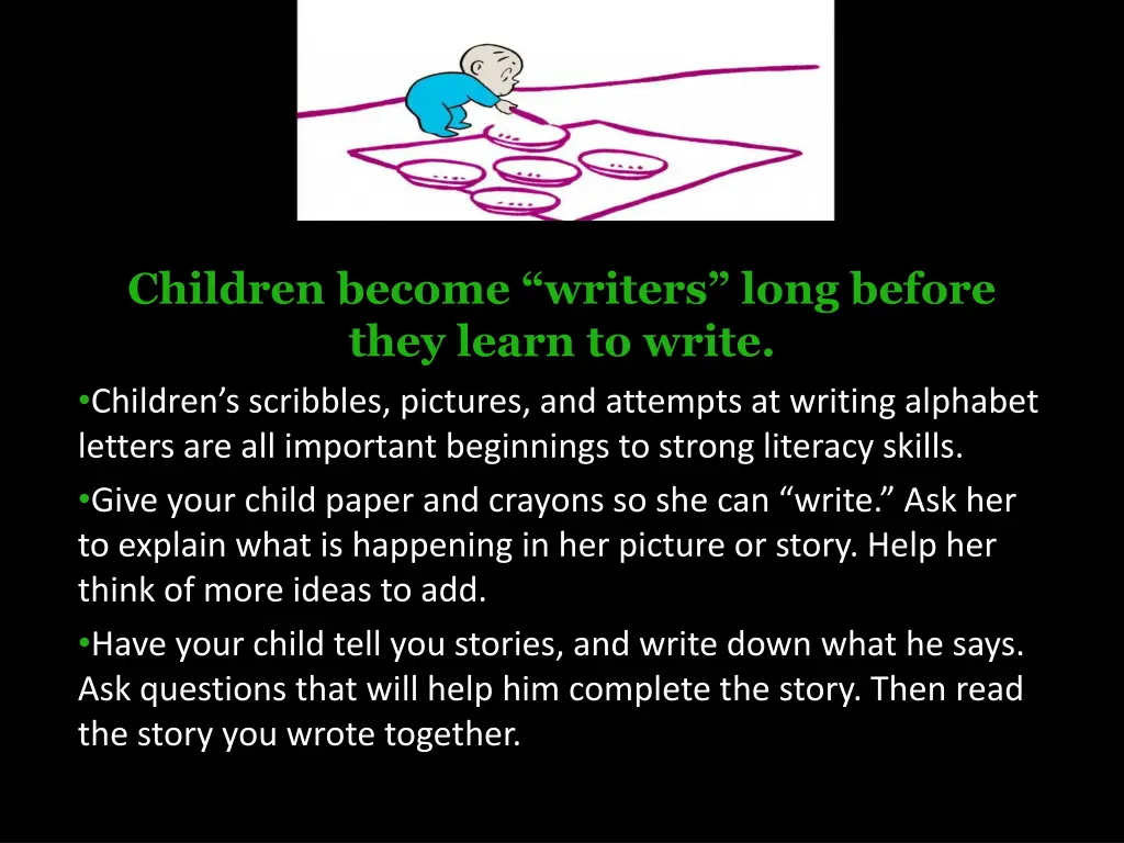 children become writers long before they learn