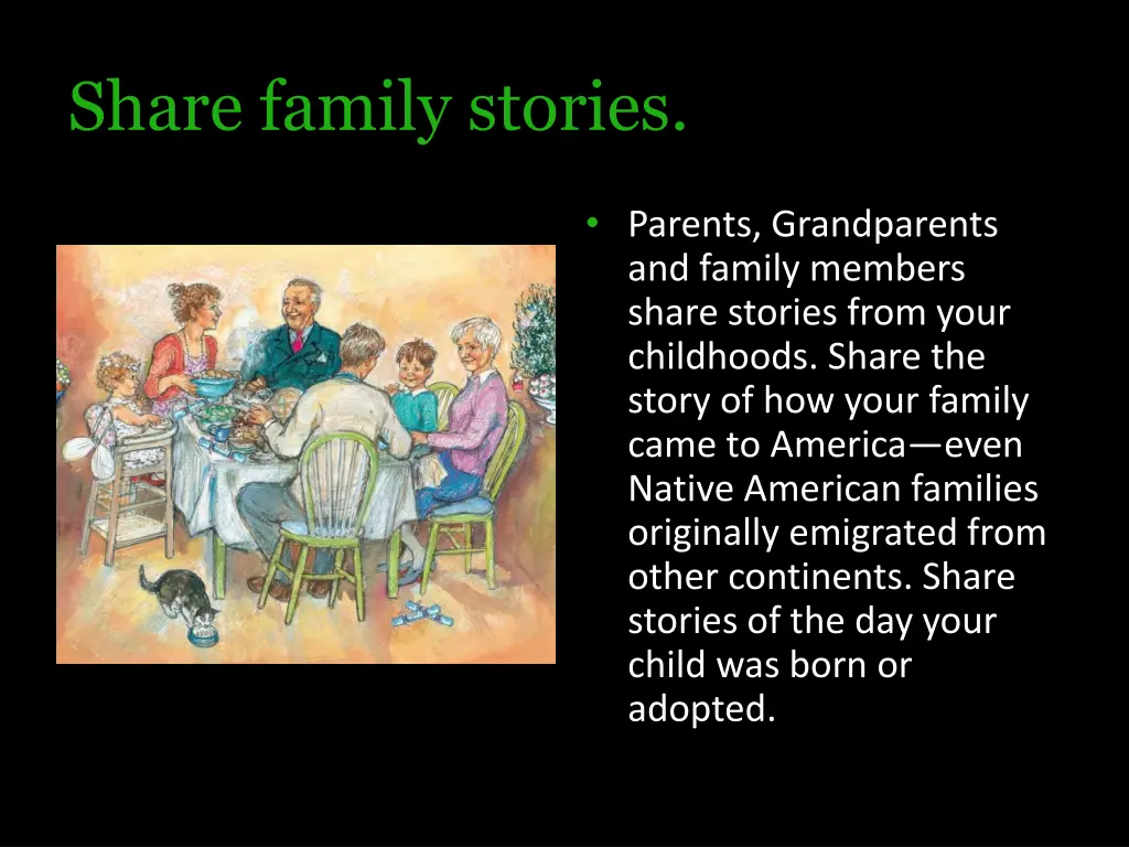 share family stories