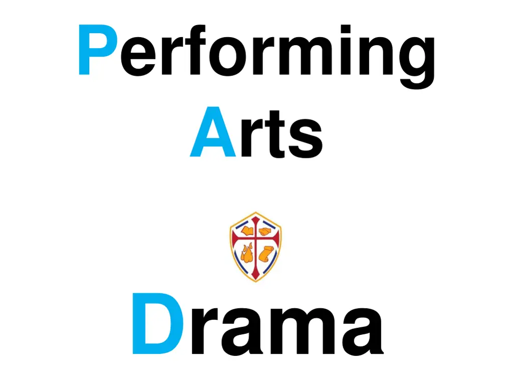 performing arts