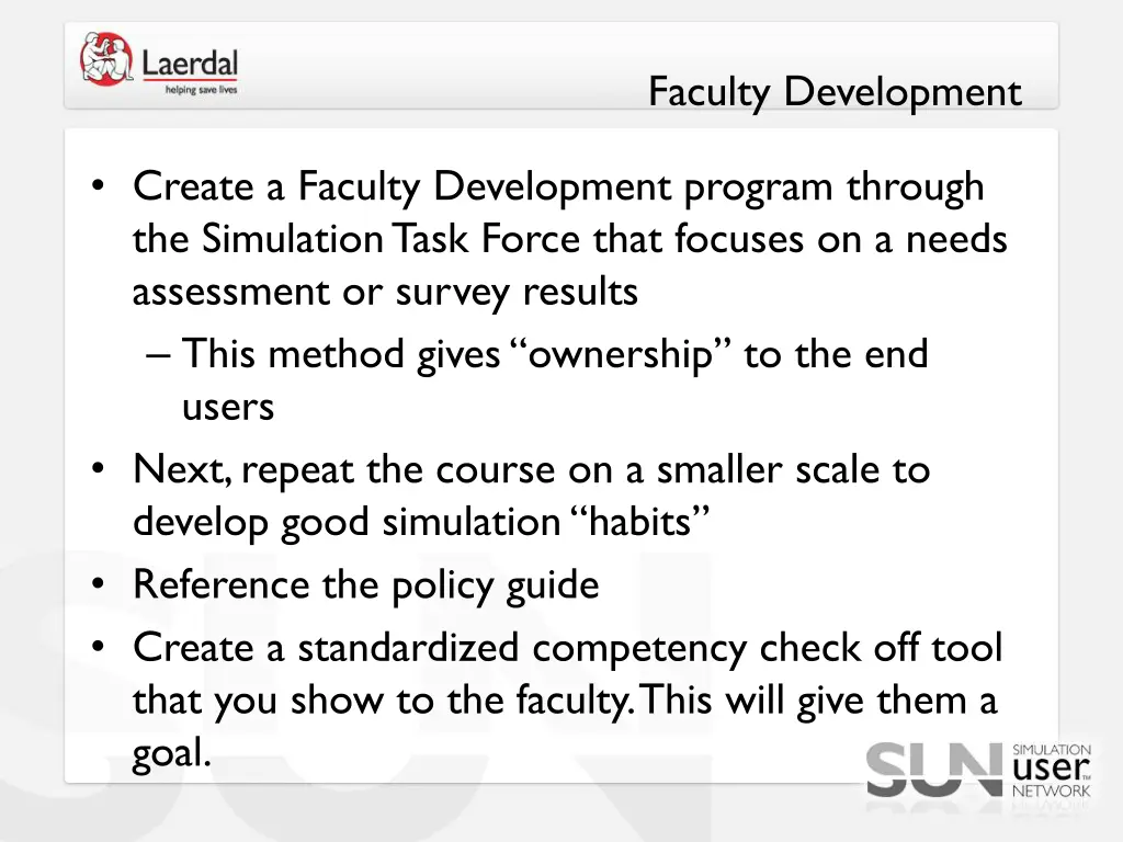 faculty development