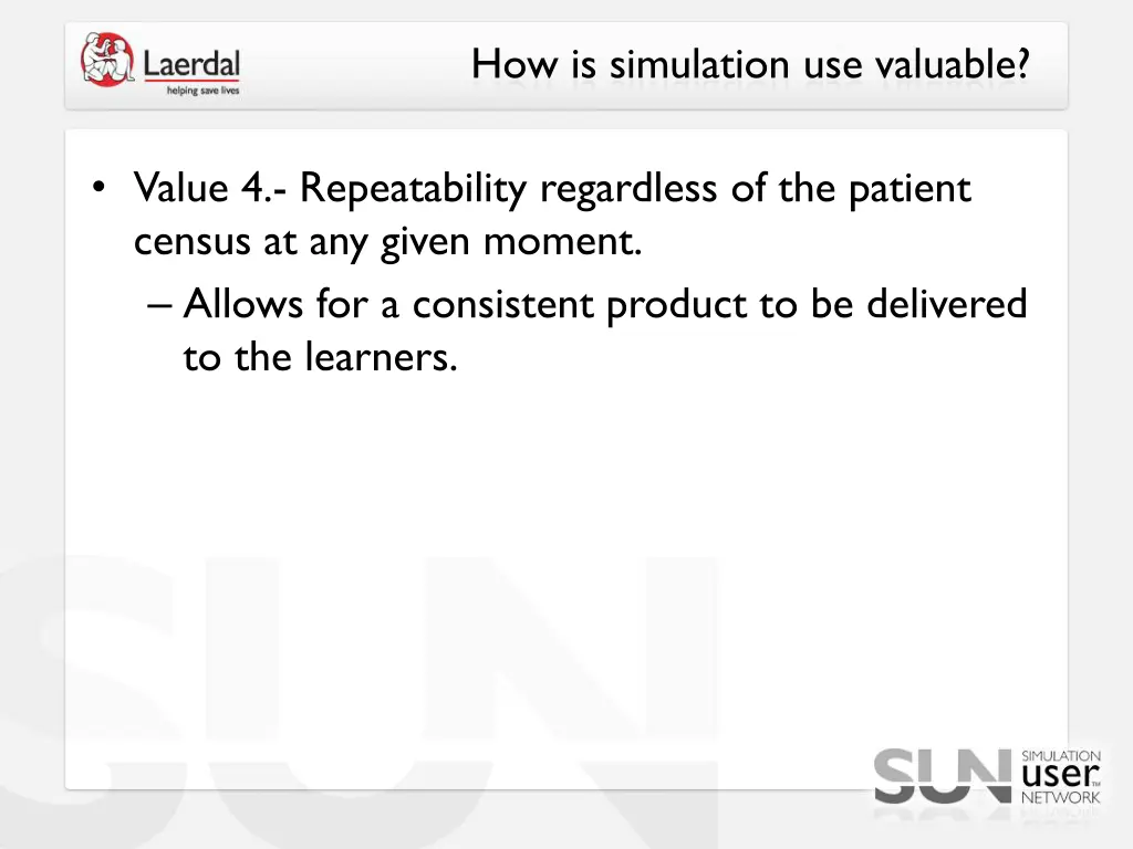 how is simulation use valuable 3