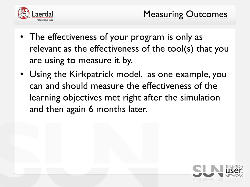 measuring outcomes 1