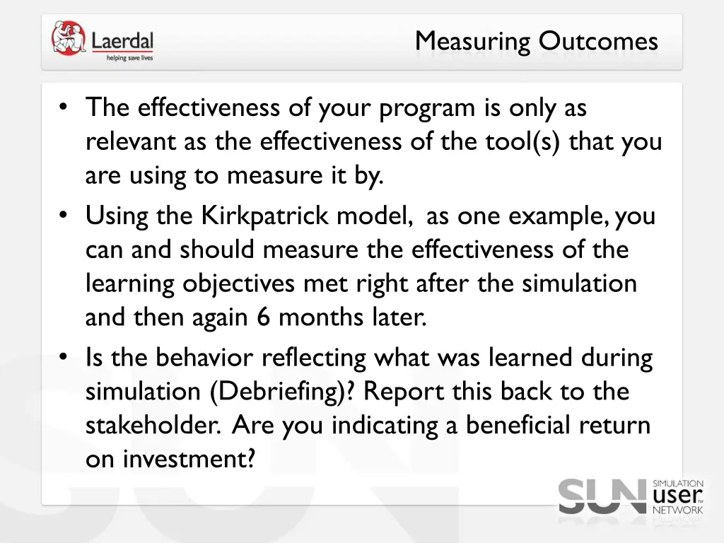 measuring outcomes 2