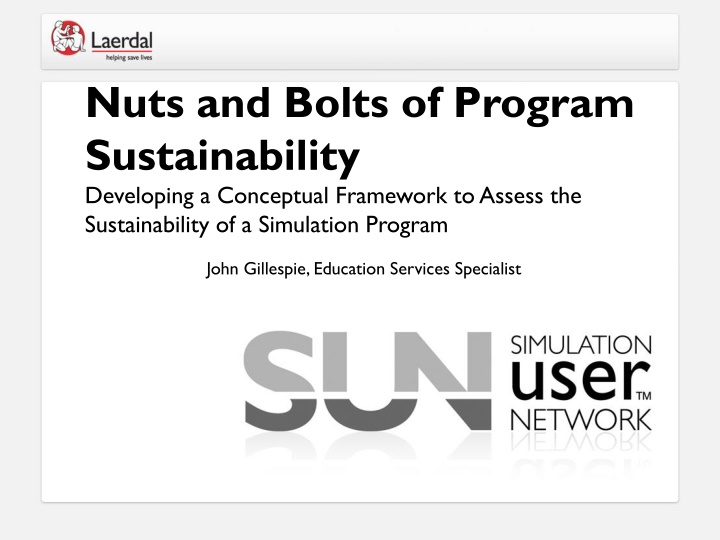 nuts and bolts of program sustainability