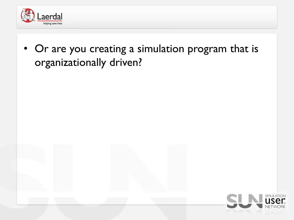 or are you creating a simulation program that