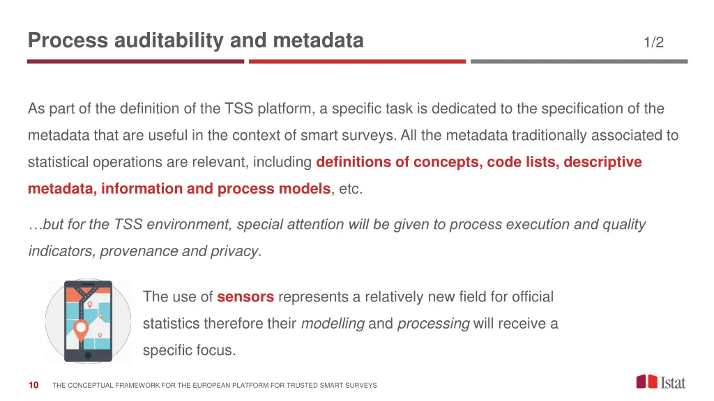 process auditability and metadata