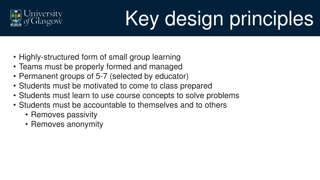 key design principles