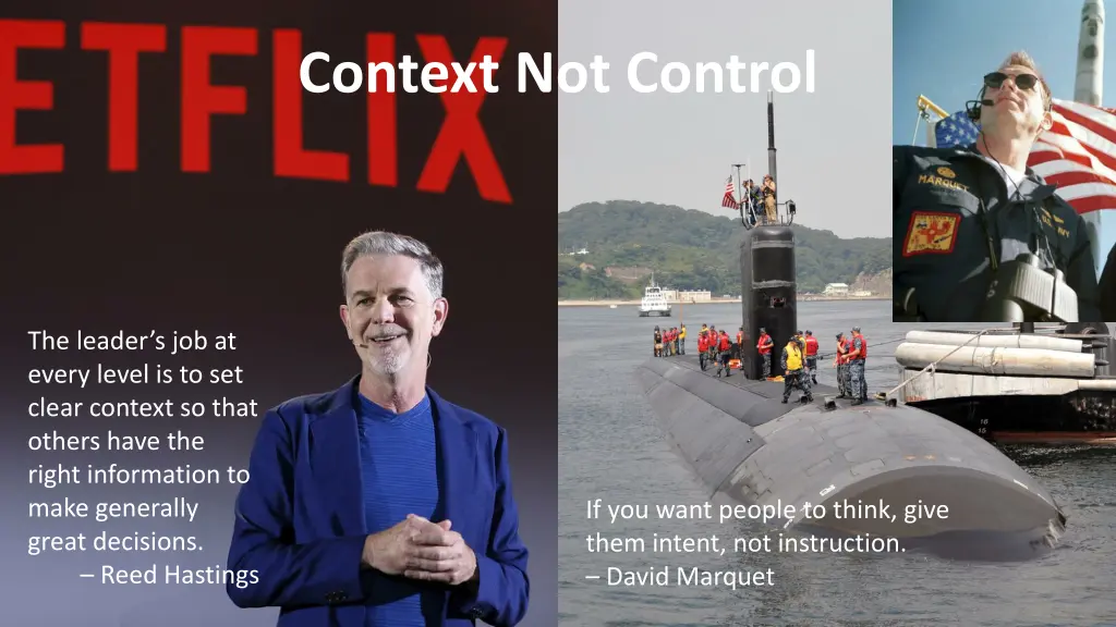 context not control