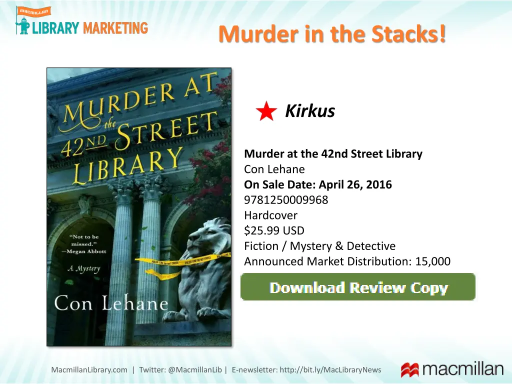 murder in the stacks