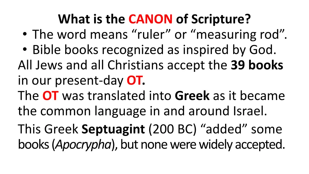 what is the canon of scripture the word means