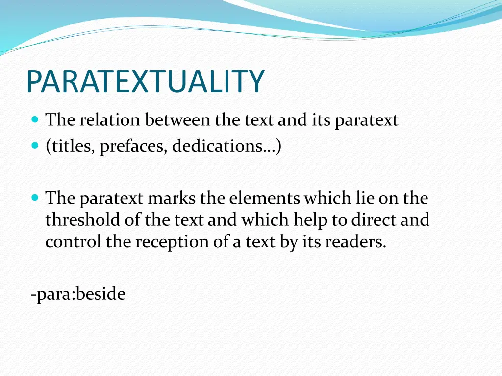 paratextuality