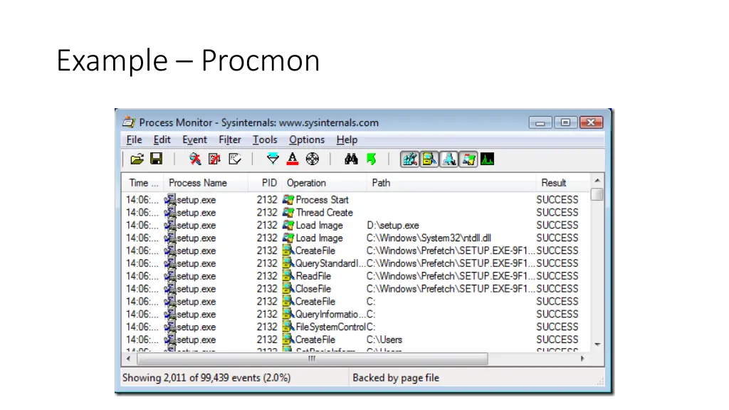 example procmon