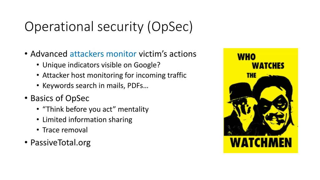 operational security opsec