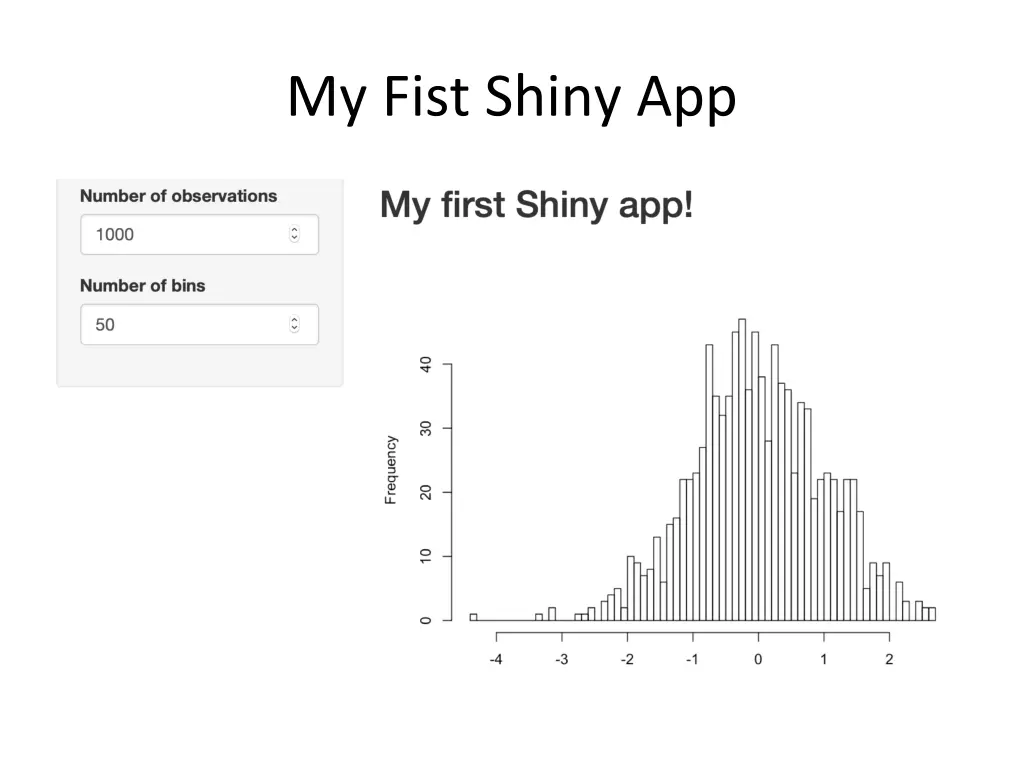 my fist shiny app