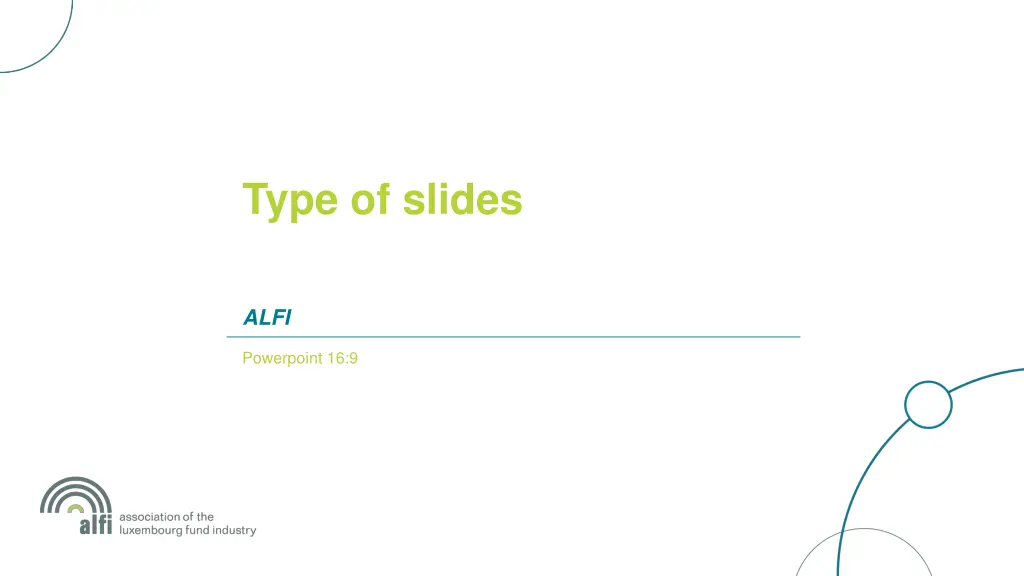 type of slides