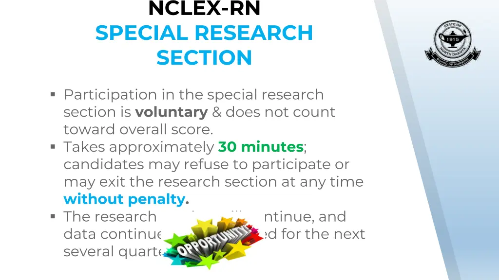 nclex rn special research section 1