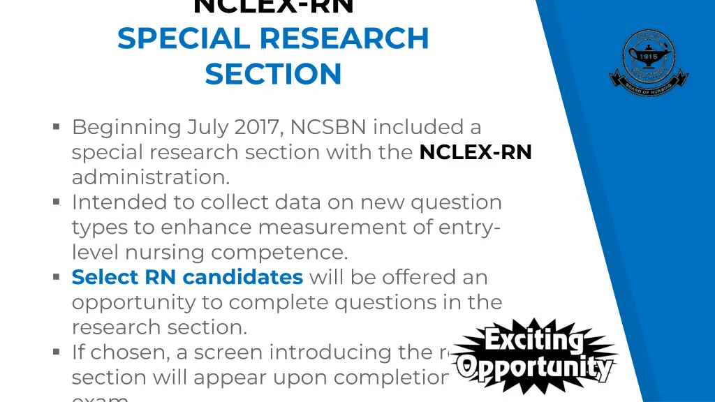 nclex rn special research section