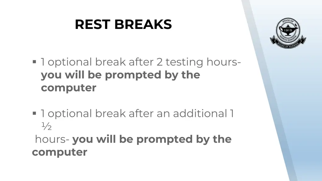 rest breaks