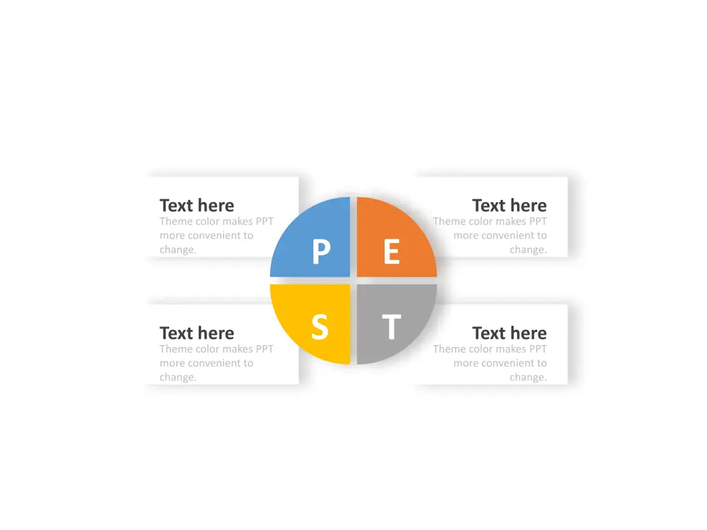 text here theme color makes ppt more convenient