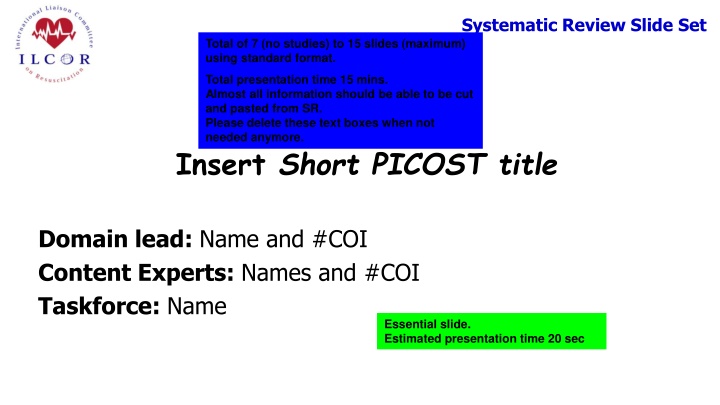 systematic review slide set