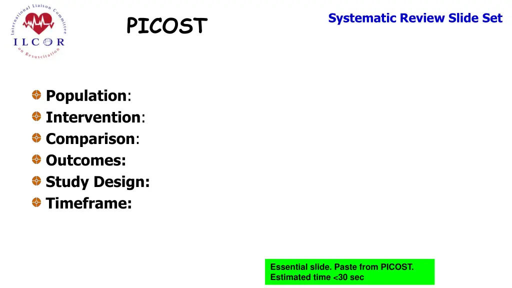 systematic review slide set systematic review 1