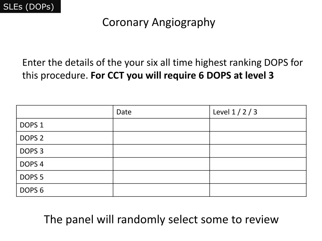 sles dops 1