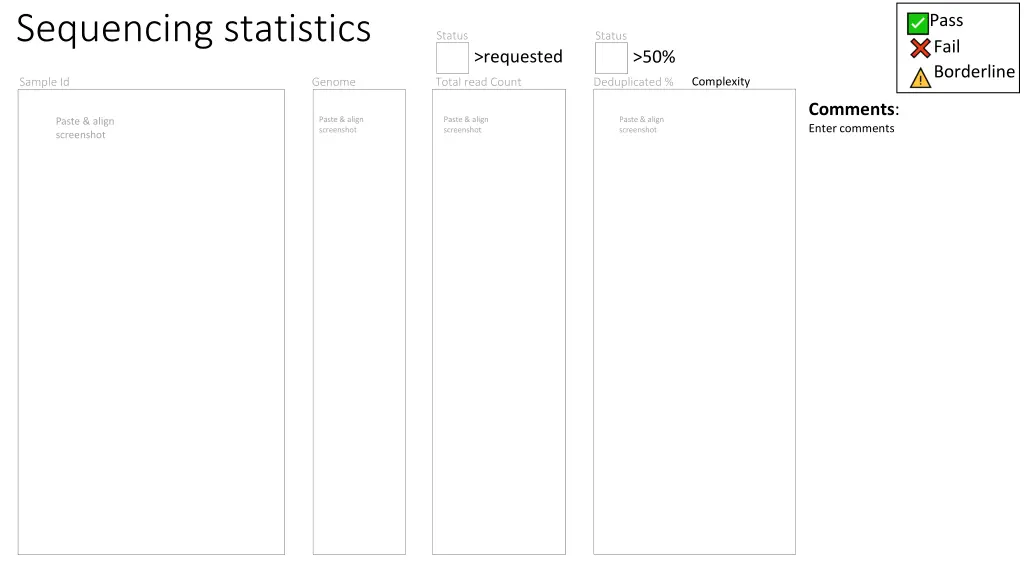 sequencing statistics