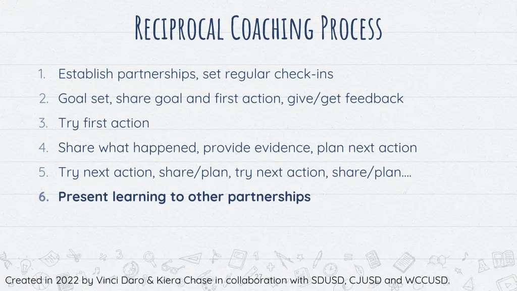 reciprocal coaching process 5